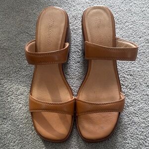 Madewell Women's Brown Leather Sandals